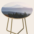 Mount Hood over the Columbia River Gorge Side Table Gallery Image 2