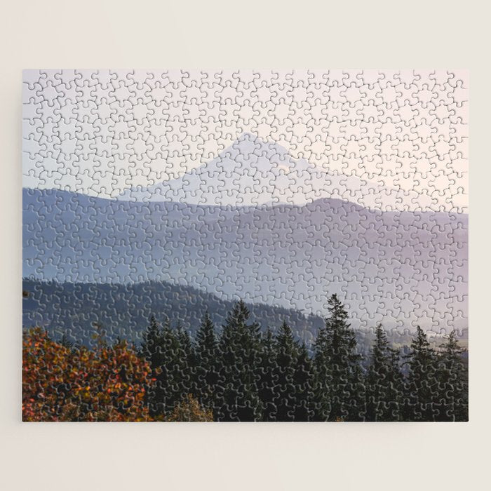 Mount Hood over the Columbia River Gorge Jigsaw Puzzle Gallery Image 1