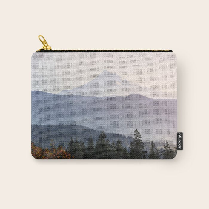 Mount Hood over the Columbia River Gorge Carry All Pouch Gallery Image 1