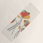 Colorful Flowers Yoga Mat Gallery Image 1