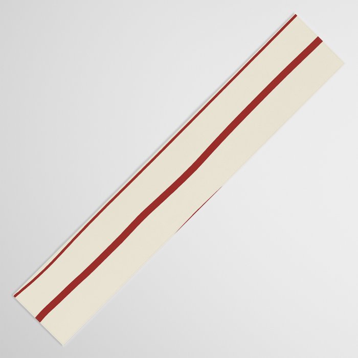 Simple Rust Stripes Table Runner Gallery Image 3