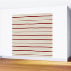Simple Rust Stripes Wall Mural Gallery Image 2