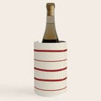 Simple Rust Stripes Wine Chiller Gallery Image 1