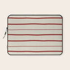 Simple Rust Stripes Laptop Sleeve Gallery Image 1