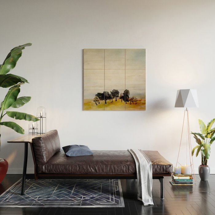 Group of Trees Wood Wall Art Gallery Image 2