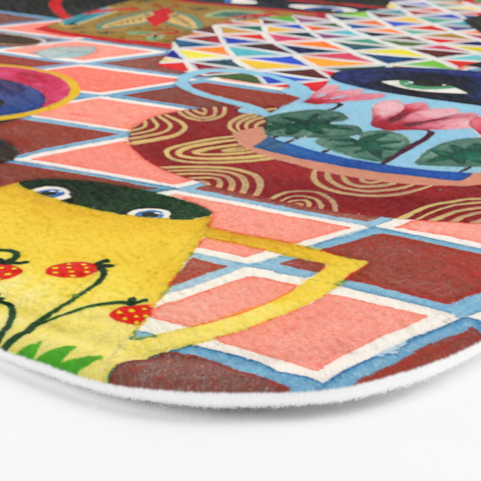 Suspicious mugs 3 Bath Mat Gallery Image 3