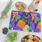 Colorful retro 90s abstract memphis shape pattern Cutting Board Gallery Image 2