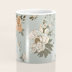 romantic pattern with lush peonies Coffee Mug Gallery Image 4