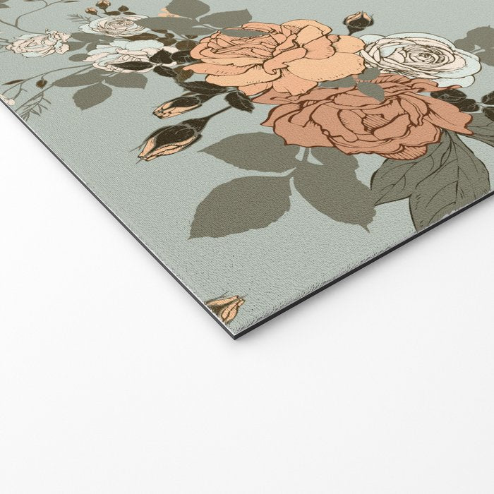 romantic pattern with lush peonies Welcome Mat Gallery Image 2