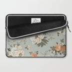 romantic pattern with lush peonies Laptop Sleeve Gallery Image 2