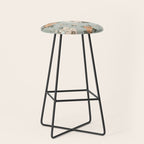 romantic pattern with lush peonies Stool Gallery Image 1