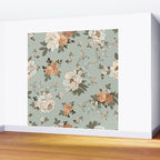 romantic pattern with lush peonies Wall Mural Gallery Image 2