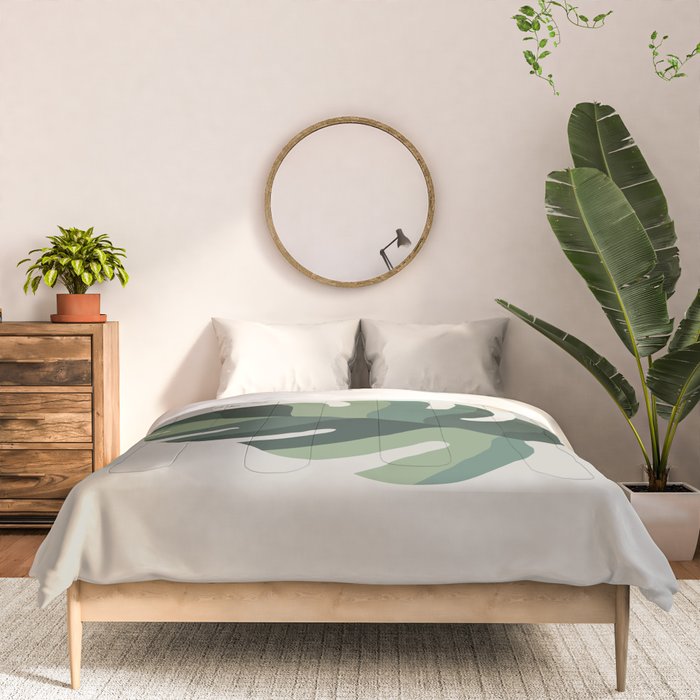 Cat and Plant 10 Comforter Gallery Image 3
