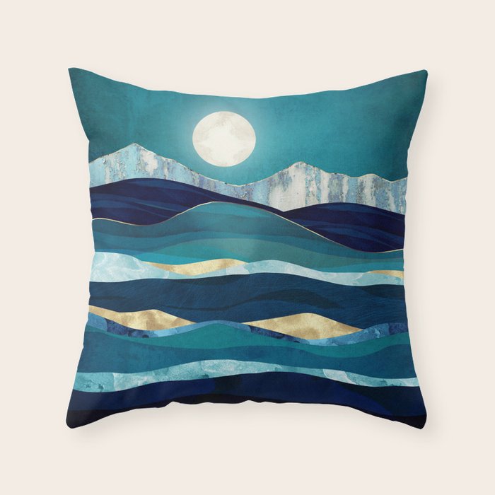 Winter Sea Throw Pillow Gallery Image 6