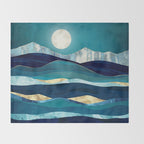 Winter Sea Throw Blanket Gallery Image 2