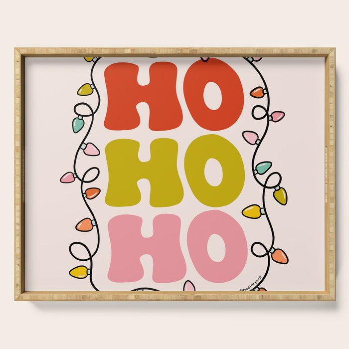 Ho Ho Ho Serving Tray Gallery Image 1