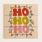 Ho Ho Ho Wood Wall Art Gallery Image 1