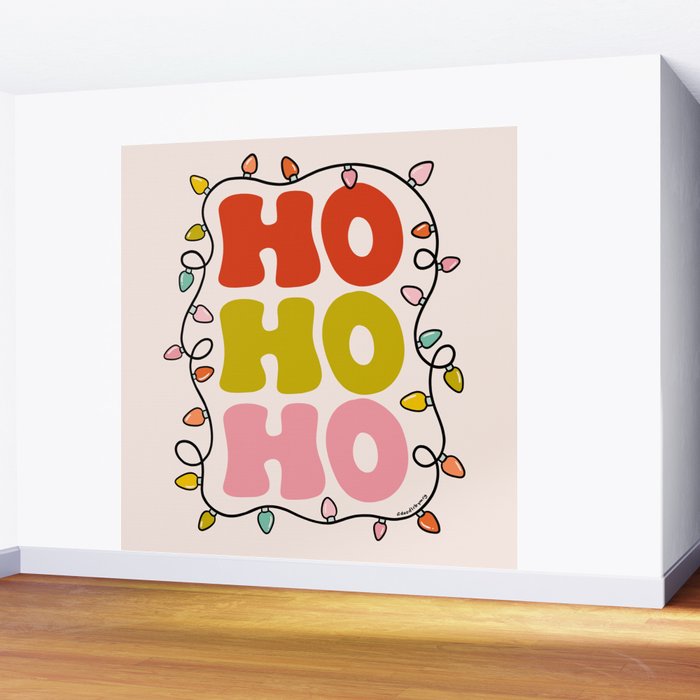 Ho Ho Ho Wall Mural Gallery Image 2