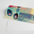 Mid-Century Modern 2 Cats - Graffiti Style Wrapping Paper Gallery Image 2