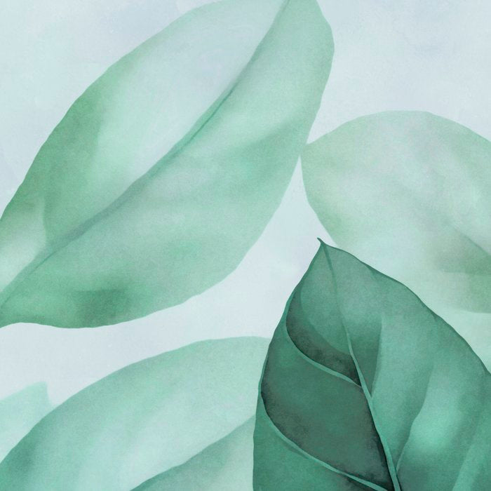 Calm Emerald Foliage Gentle Green Leaves Coffee Mug Gallery Image 2