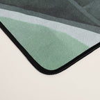 Calm Emerald Foliage Gentle Green Leaves Desk Mat Gallery Image 4
