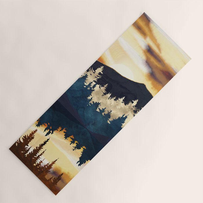 Fall Sunset Yoga Mat Gallery Image 1