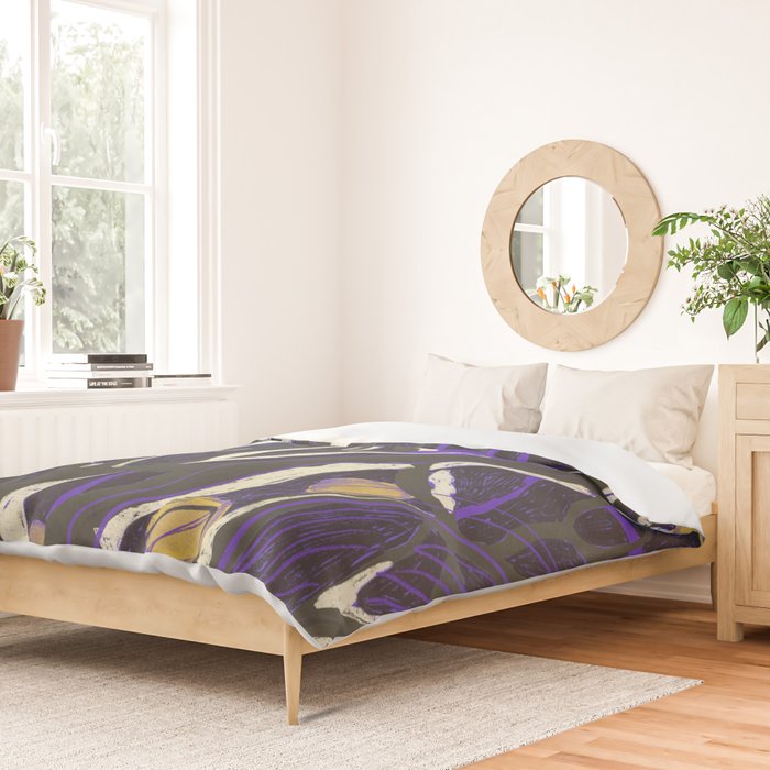 Night in the park Duvet Cover Gallery Image 2