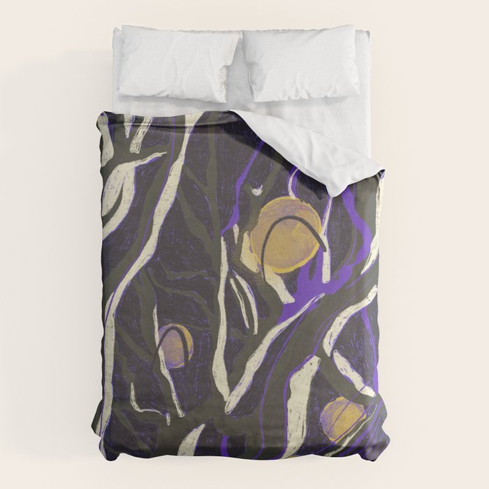 Night in the park Duvet Cover Gallery Image 6
