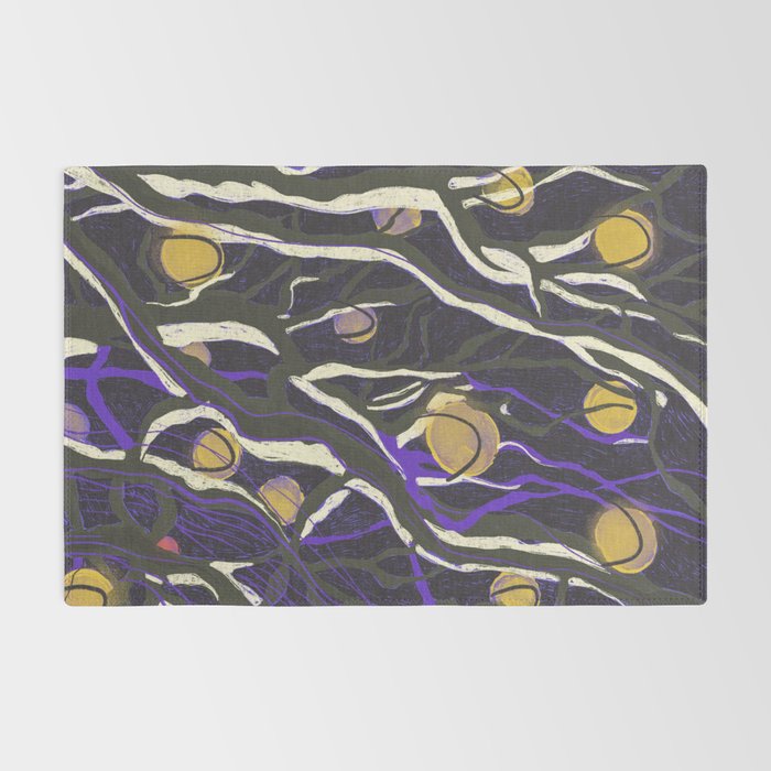 Night in the park Rug Gallery Image 2