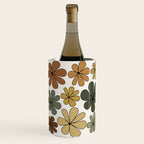Retro Daisy Pattern Multicolor IX Wine Chiller Gallery Image 2