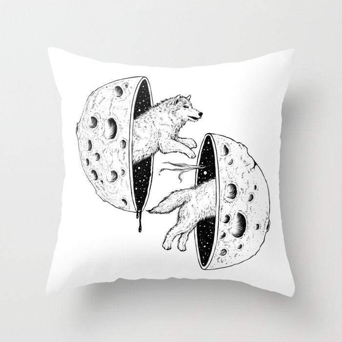 To Dream (A Constant Chase) Throw Pillow Gallery Image 1