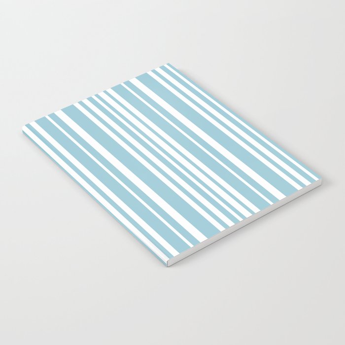 Classic Stripes XXXV - Sky Blue Notebook Gallery Image 2