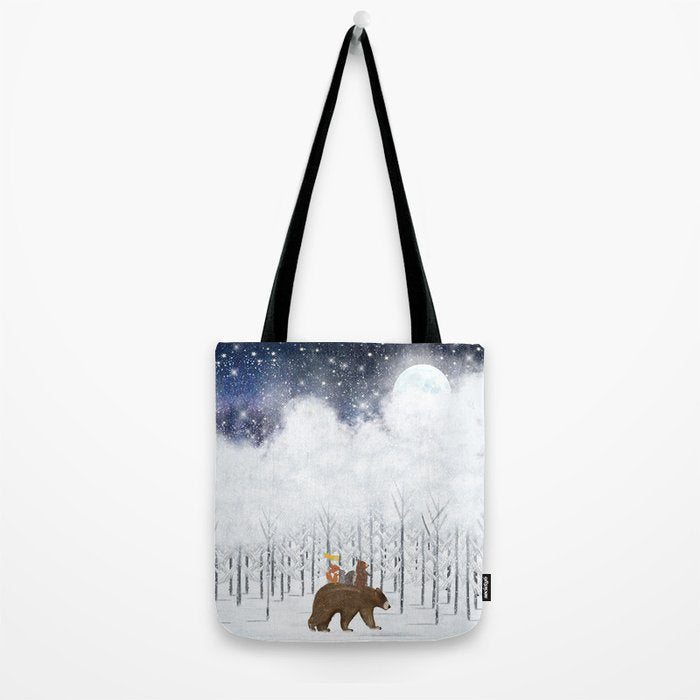 the white forest Tote Bag Gallery Image 2