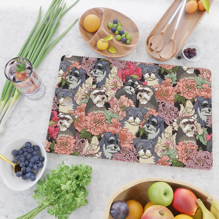 Because Schnauzers Cutting Board Gallery Image 2