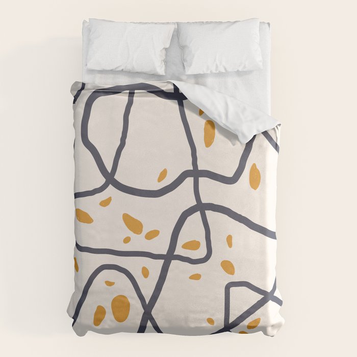 Mountain Contour I Duvet Cover Gallery Image 1
