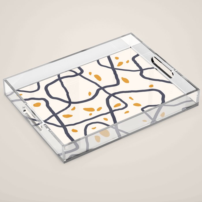 Mountain Contour I Acrylic Tray Gallery Image 1