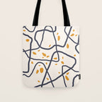 Mountain Contour I Tote Bag Gallery Image 1