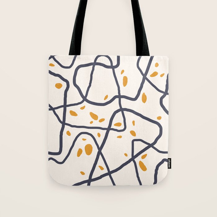 Mountain Contour I Tote Bag Gallery Image 1