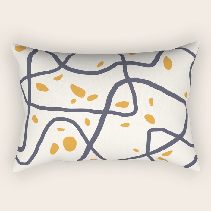 Mountain Contour I Rectangular Pillow Gallery Image 2