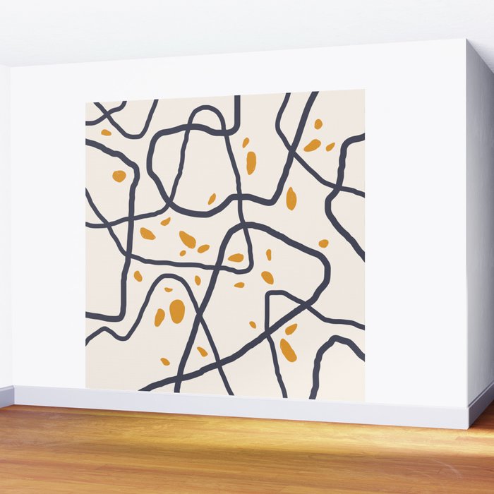 Mountain Contour I Wall Mural Gallery Image 2
