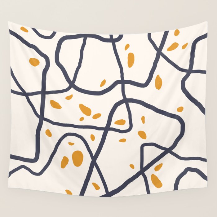 Mountain Contour I Wall Tapestry Gallery Image 4