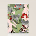 Zebra Harem #society6 #decor #buyart Stationery Card Gallery Image 2