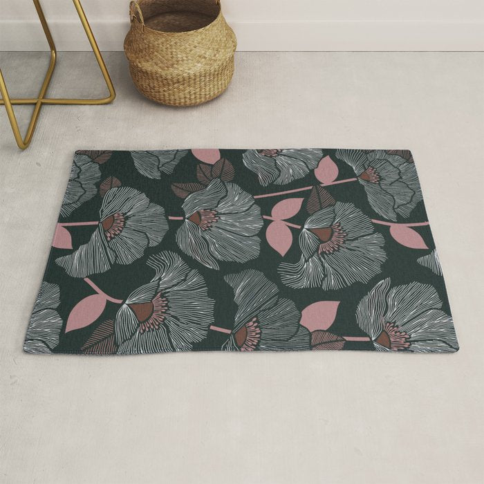 Nocturnal Bloom Rug Gallery Image 1