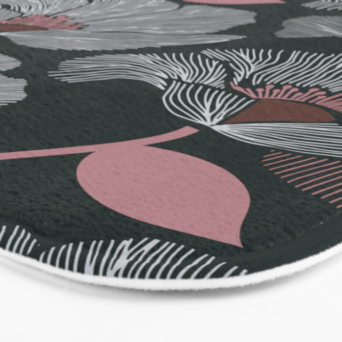 Nocturnal Bloom Bath Mat Gallery Image 3