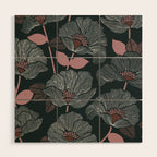 Nocturnal Bloom Wood Wall Art Gallery Image 1