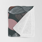 Nocturnal Bloom Throw Blanket Gallery Image 3