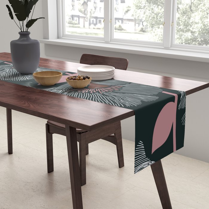 Nocturnal Bloom Table Runner Gallery Image 2