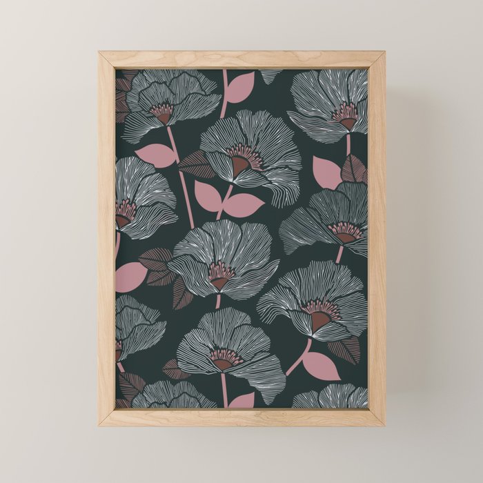 Nocturnal Bloom Mini Art Print Gallery Image 1