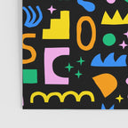 Fun colorful abstract summer shape pattern Poster Gallery Image 3