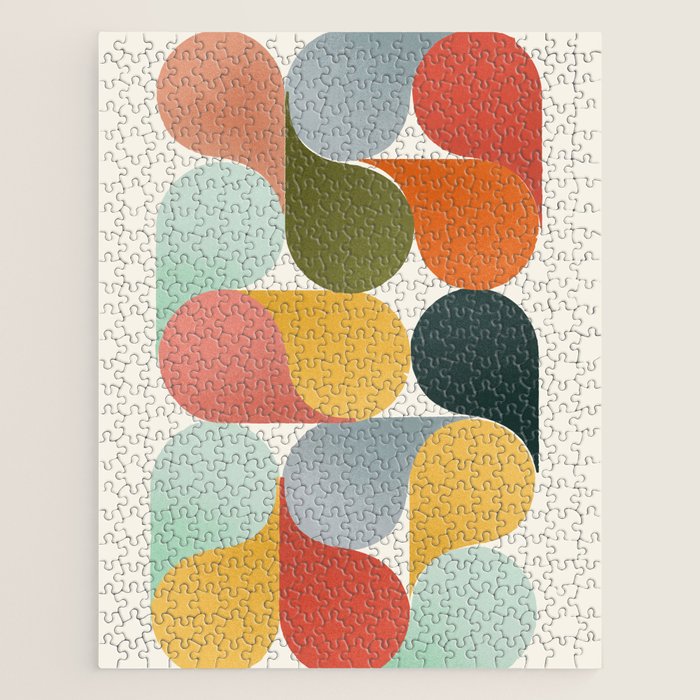 Shapes of color - abstract Jigsaw Puzzle Gallery Image 1